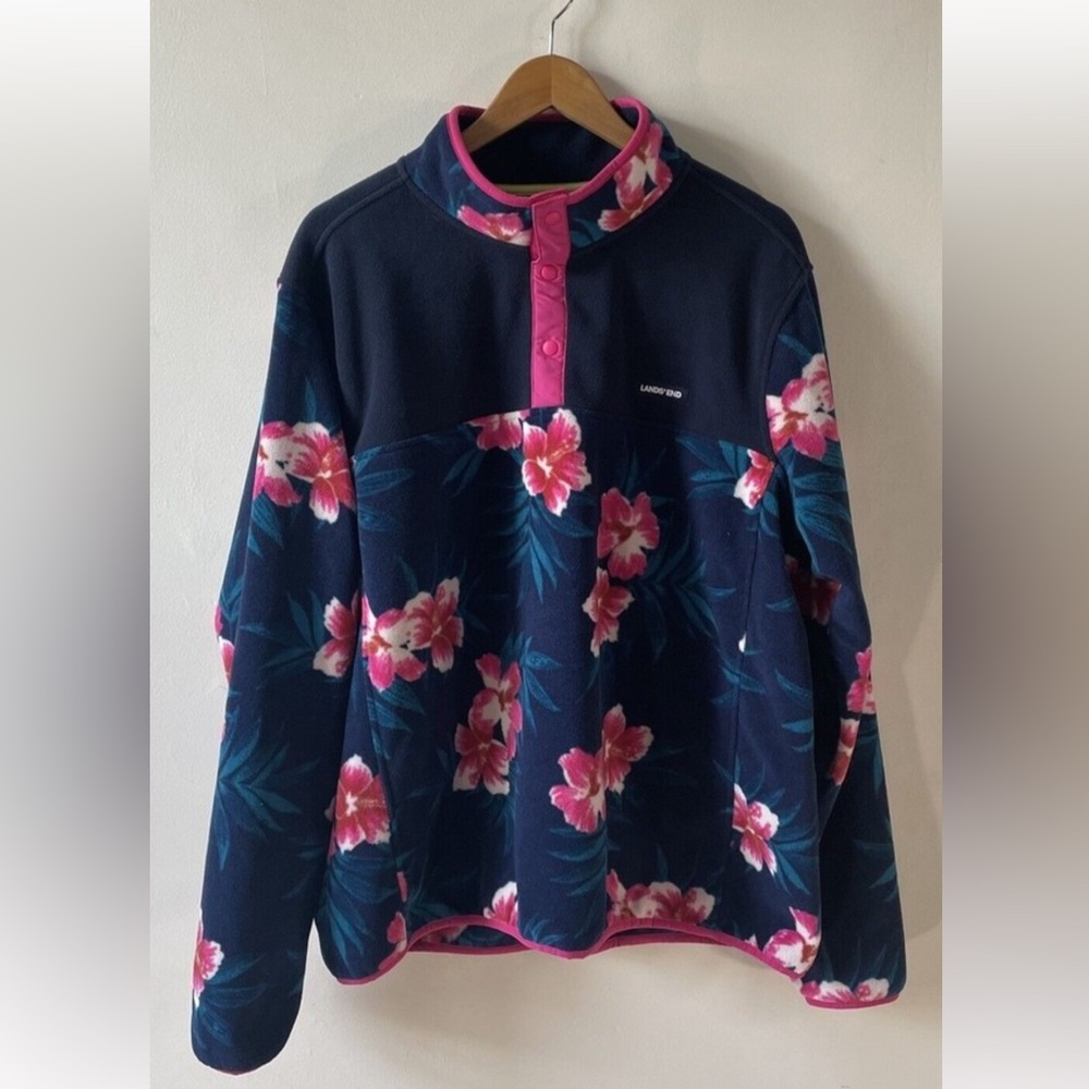 Lands End Heritage Quarter Snap pullover